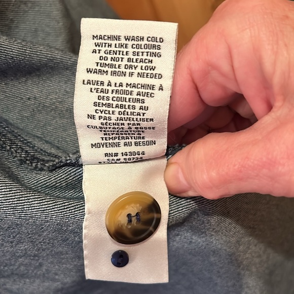 Bagatelle denim trench coat, L - Picture 7 of 9